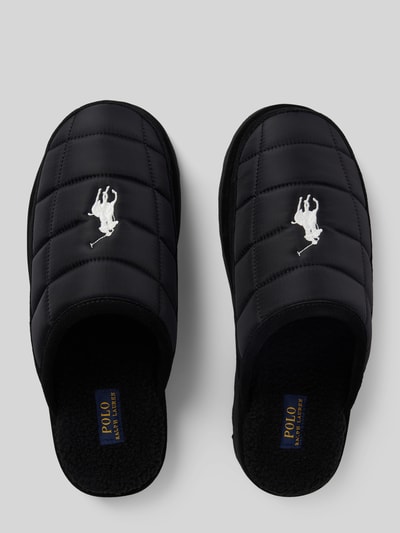 Peek & Cloppenburg Polo Ralph LaurenSlides mit Logo-Stitching in black 50% Rabatt für begrenzte Zeit