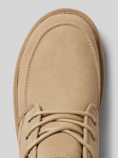 Peek & Cloppenburg UGGSchnürboots aus Leder mit Label-Schriftzug Modell 'NEUMEL' in beige Hotsell