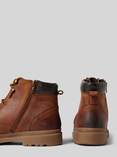 Peek & Cloppenburg GeoxLederboots mit Zugschlaufe Modell 'ANDALO' in cognac im Angebot