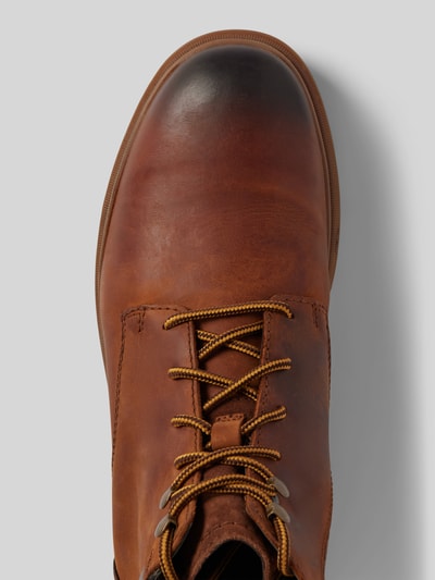 Peek & Cloppenburg GeoxLederboots mit Zugschlaufe Modell 'ANDALO' in cognac im Angebot