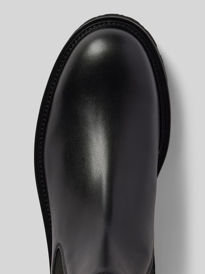Peek & Cloppenburg BOSSChelsea Boots aus Leder mit Zugschlaufe Modell 'Julyo' in black Sonderangebot