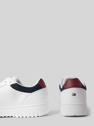 Peek & Cloppenburg Tommy HilfigerSneaker aus Leder-Mix Modell 'BASKET CORE LITE' in weiss Rabatt