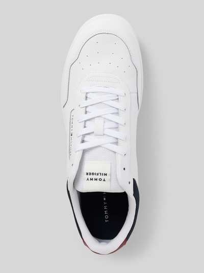 Peek & Cloppenburg Tommy HilfigerSneaker aus Leder-Mix Modell 'BASKET CORE LITE' in weiss Rabatt