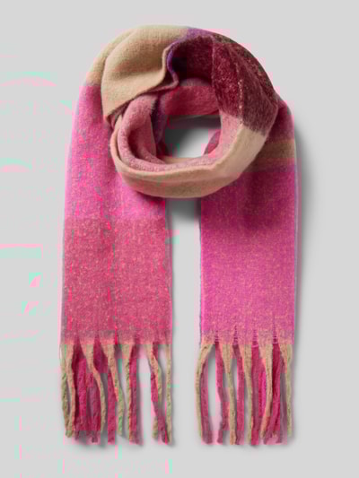 Peek & Cloppenburg Kurt BeinesSchal mit Fransen in pink