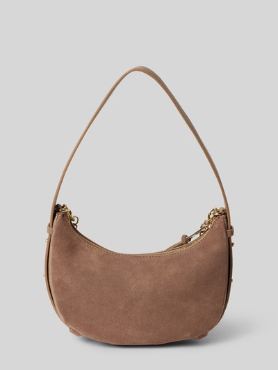 Peek & Cloppenburg Hey MarlyHandtasche mit Label-Applikation Modell 'Lifetime Sister' in taupe Saisonschlussverkauf