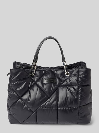 Peek & Cloppenburg Emporio ArmaniShopper mit Steppnähten Modell 'MYEA' in black Weihnachtsangebot