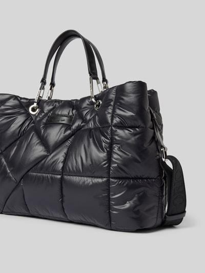 Peek & Cloppenburg Emporio ArmaniShopper mit Steppnähten Modell 'MYEA' in black Weihnachtsangebot