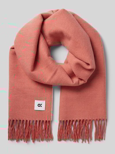 Peek & Cloppenburg OPUSSchal mit Label-Patch Modell 'Atopa' in lachs Muttertagsangebot