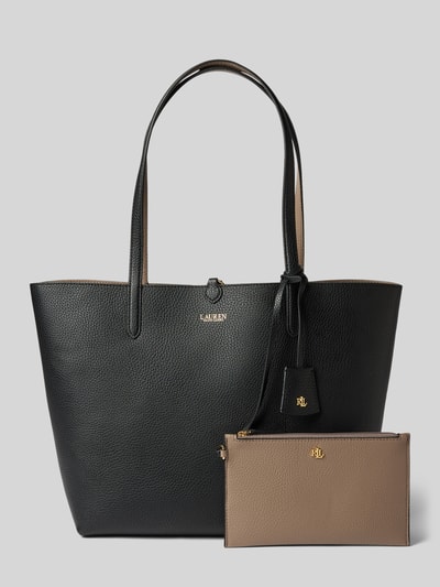 Peek & Cloppenburg Lauren Ralph LaurenHandtasche mit Label-Print Modell 'RVRSBLE' in black Valentinstagsangebot