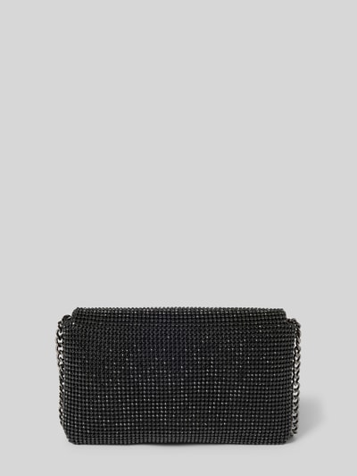 Peek & Cloppenburg GuessClutch mit Ziersteinbesatz Modell 'ZALINA FLAP' in black Heißer Verkauf