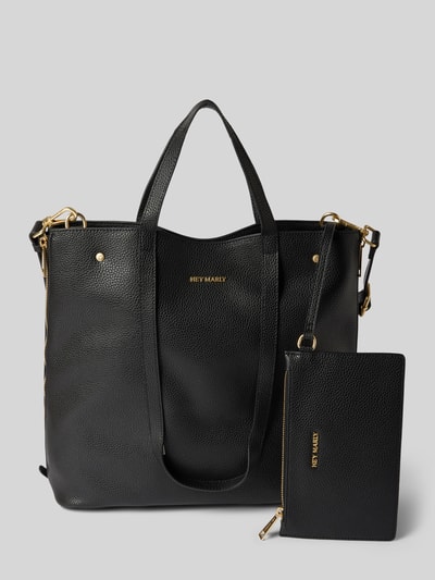 Peek & Cloppenburg Hey MarlyHandtasche mit Label-Detail in black Zeitlich begrenztes Angebot