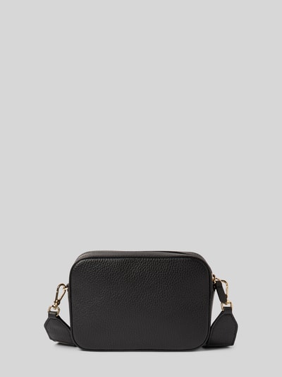 Peek & Cloppenburg CoccinelleLederumhängetasche mit Label-Schriftzug Modell 'TEBE' in black Räumungsverkauf