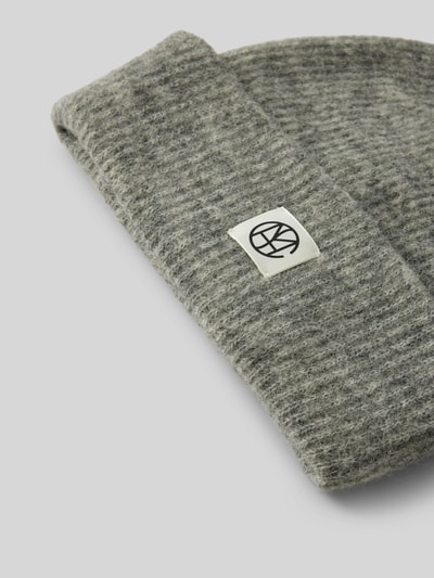 Peek & Cloppenburg MSCH CopenhagenBeanie mit Logo-Patch Modell 'Hope' in mittelgrau melange Wochenangebot