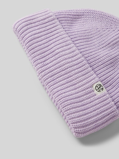 Peek & Cloppenburg MSCH CopenhagenBeanie mit Logo-Patch Modell 'Galline Rachelle' in flieder Bis zu 50% Rabatt