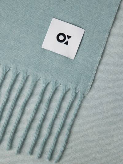 Peek & Cloppenburg OPUSSchal mit Label-Patch Modell 'Atopa' in eisblau Super Rabatt