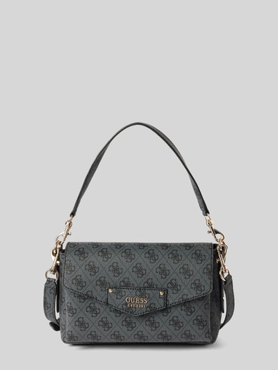 Peek & Cloppenburg GuessHandtasche mit Label-Applikation Modell 'ECO BRENTON' in black Im Verkauf