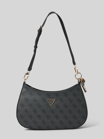 Peek & Cloppenburg GuessHandtasche mit Label-Anhänger Modell 'NOELLE' in anthrazit Online