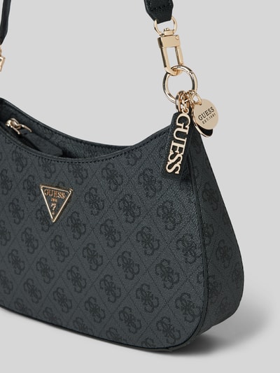 Peek & Cloppenburg GuessHandtasche mit Label-Anhänger Modell 'NOELLE' in anthrazit Online
