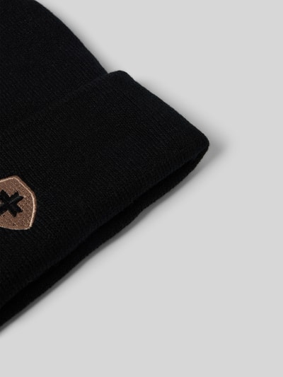 Peek & Cloppenburg WellensteynStrickmütze mit Logo-Stitching in black Angebote
